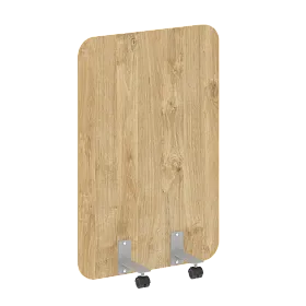 Перегородка на металлических опорах, на роликах, DP.R-80-120, 800x18x1200