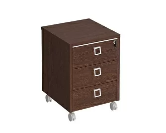 Тумба выкатная 3-ящичная с центральным замком с доводчиками КС 214