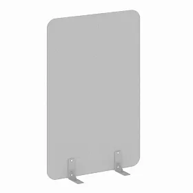 Перегородки на металлических опорах, на фетровых подпятниках, DP.F-100-150, 1000x18x1500