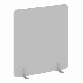 Перегородки на металлических опорах, на фетровых подпятниках, DP.F-140-150, 1400x18x1500