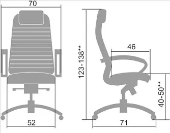 Кресло руководителя Метта Samurai K-1.04