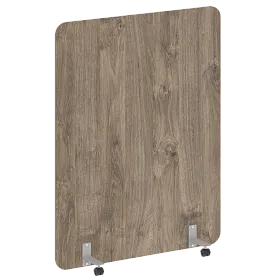 Перегородка на металлических опорах, на роликах, DP.R-140-180, 1400x18x1800