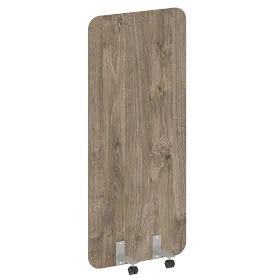 Перегородка на металлических опорах, на роликах, DP.R-80-180, 800x18x1800