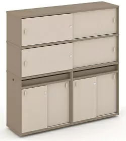 Набор №8. Тумба двойная с надставкой высокой 1500х410х1520