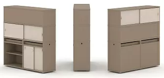 Набор №15. Тумба двойная с надставкой высокой 1500х410х1520