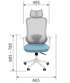 Офисное кресло Chairman CH563 белый