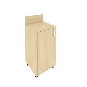 Тумба (узкая) с полкой и бортиком 400*400*750