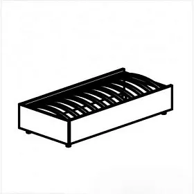 Каркас кровати односпальной с решеткой* 2045x974x415