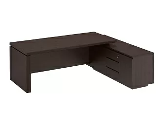 Стол руководителя на опорной тумбе (левый/правый) МК 138