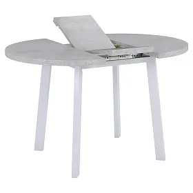 Next Стол обеденный  круглый раскладной 1000-1300x1000x765 - ЭйБиСи-проджект Next Стол обеденный  круглый раскладной 1000-1300x1000x765