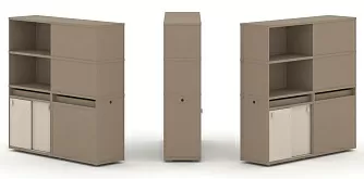 Набор №21. Тумба двойная с надставкой высокой 1500х410х1520