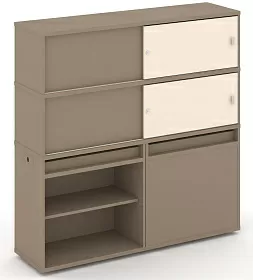 Набор №22. Тумба двойная с надставкой высокой 1500х410х1520