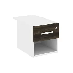 Тумба с одной открытой нишей и одним ящиком 347х573х336