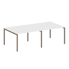 Переговорный стол (2 столешницы) на П-образном м/к 2400*1235*750 - ЭйБиСи-проджект Переговорный стол (2 столешницы) на П-образном м/к 2400*1235*750