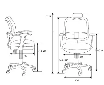 Кресло Norden Интер chrome base