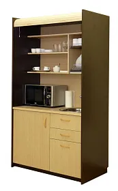 Мини-кухня Ринг КМ 971 СЛВР 1080х660х2000 - ЭйБиСи-проджект Мини-кухня Ринг КМ 971 СЛВР 1080х660х2000
