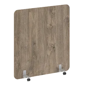 Перегородка на металлических опорах, на роликах, DP.R-140-150, 1400x18x1500