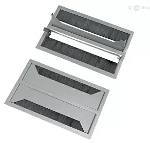 Заглушка кабель-канала прямоугольная двойная 240*149*27 - ЭйБиСи-проджект Заглушка кабель-канала прямоугольная двойная 240*149*27