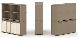 Набор №7. Тумба двойная с надставкой высокой 1500х410х1520