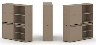 Набор №16. Тумба двойная с надставкой высокой 1500х410х1520