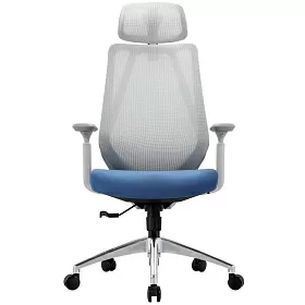 Офисное кресло Chairman CH580 серый/голубой