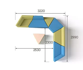 Офисный диван ОРИГАМИ