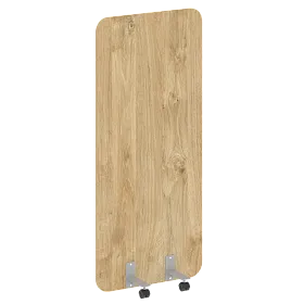 Перегородка на металлических опорах, на роликах, DP.R-80-180, 800x18x1800