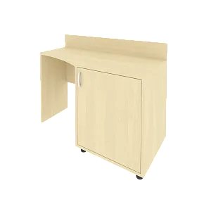 Стол (узкий) с тумбой и бортиком 1200*550/400*750 - ЭйБиСи-проджект Стол (узкий) с тумбой и бортиком 1200*550/400*750