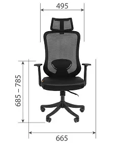 Офисное кресло Chairman CH563 черный