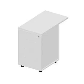 Тумба приставная (4 ящика, без ручек), 460х780х750