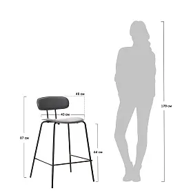 Стул полубарный Tokyo - ЭйБиСи-проджект Стул полубарный Tokyo