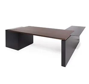 Стол письменный с тумбой и приставкой SX RENZ 2580x2000x760 - ЭйБиСи-проджект Стол письменный с тумбой и приставкой SX RENZ 2580x2000x760