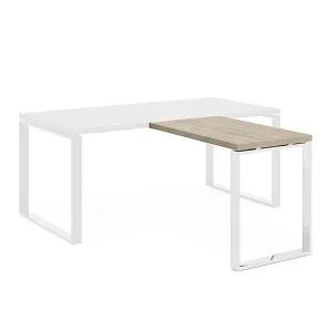 Приставка с опорами цвета хром Rola 1000x600x770