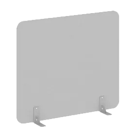 Перегородки на металлических опорах, на фетровых подпятниках, DP.F-140-120, 1400x18x1200