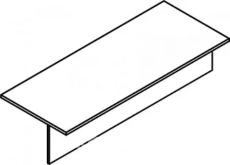 Столешница 1400x700 с фронталью 1400x700x385