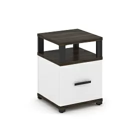 Тумба приставная 1 распашной фасад с надставкой 420х420х583