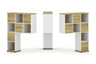 Надставка высокая + (Задняя стенка 8шт.) 1099х350х1486