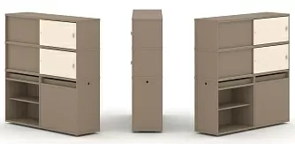 Набор №22. Тумба двойная с надставкой высокой 1500х410х1520