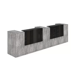 Комплект ресепшн (с подсветкой) 4048х768х1170