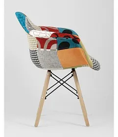 Кресло Eames DSW пэчворк