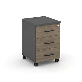 Тумба мобильная 3 ящика.  Стандартные колеса SN.TM-002 416*460*611