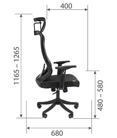 Офисное кресло Chairman CH563 черный