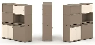 Набор №33. Тумба двойная с надставкой высокой 1500х410х1520