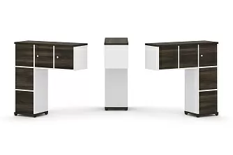 Надставка низкая + (Задняя стенка - 5шт.) + (Блок 2 ящика - 2шт.) + (Распашной фасад - 3шт.) 1099х365х1130