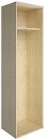 Гардероб узкий (выдвижная вешалка, правое открывание) 550х365х1980 - ЭйБиСи-проджект Гардероб узкий (выдвижная вешалка, правое открывание) 550х365х1980