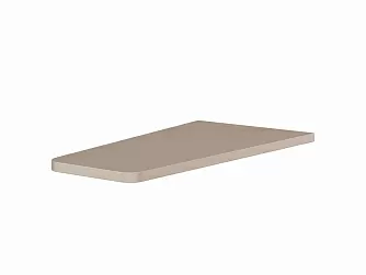 Приставка фасонная левая (углы скруглённые) 400х700х25