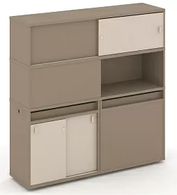 Набор №33. Тумба двойная с надставкой высокой 1500х410х1520