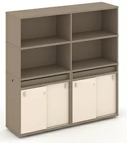 Набор №7. Тумба двойная с надставкой высокой 1500х410х1520