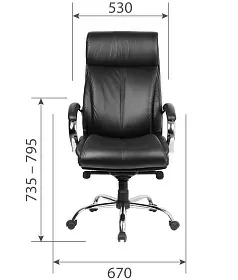 Офисное кресло Chairman CH423 кожа