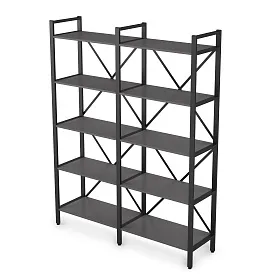 Система стеллажей Loft-sistem, стеллаж двойной, 1560х400х2000